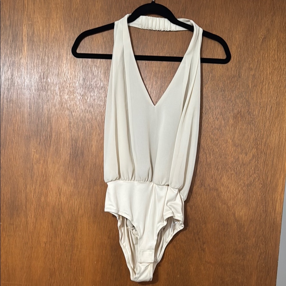 Cream One Piece bodysuit